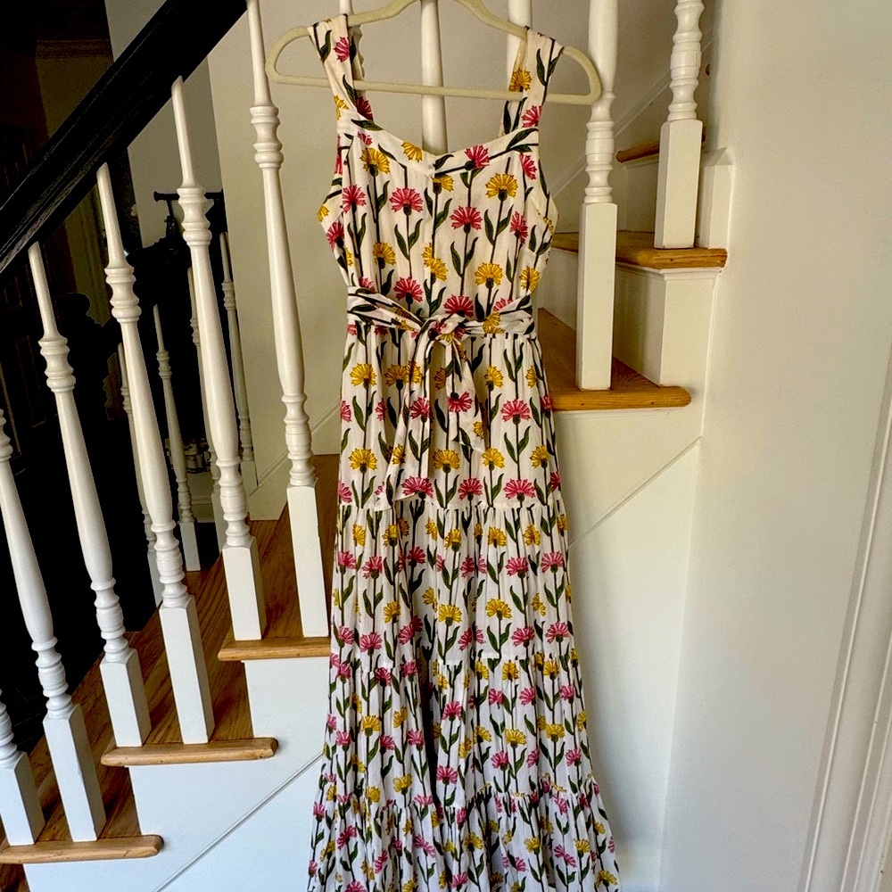 BEAU & ROE 
Floral Sleeveless Maxi Dress